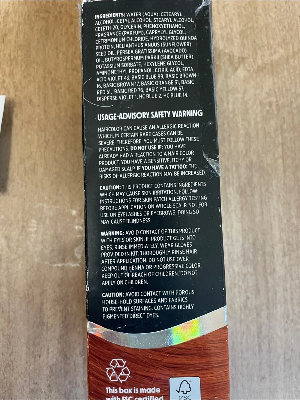 Lot of 5 Semi Permanent Hair Dye. Various Brands. New Unopened Items.